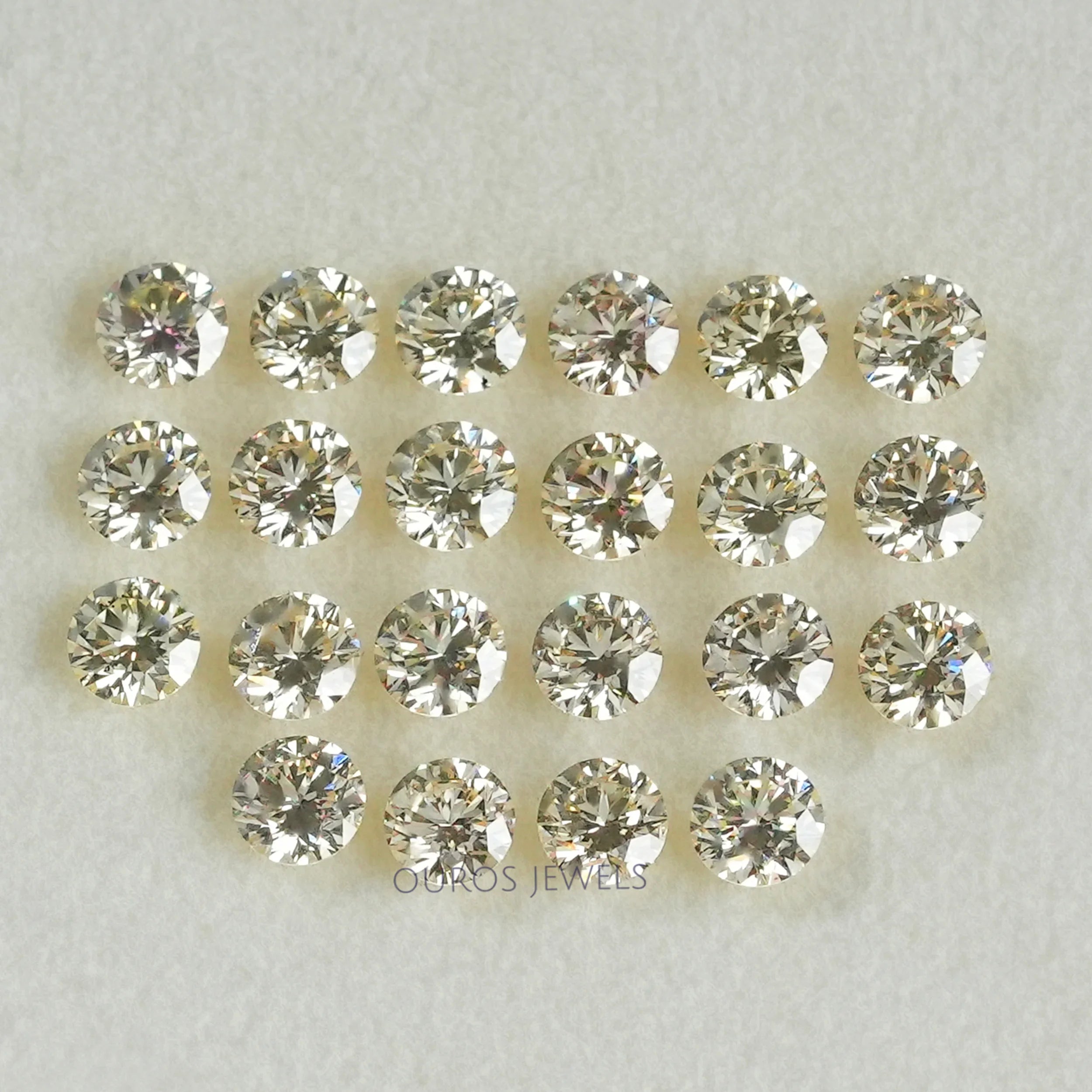 Yellow Round Cut Lab Grown Diamond