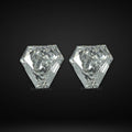 Calf's Head Shape Lab Diamond Pair