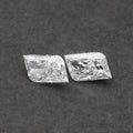 Rounded Modified Kite Shape Lab Diamond Pair