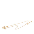 Gold Plated Resin CC Tree Clover Charms Pendant Necklace
