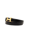 Epsom and Box Calf Constance H Reversible Belt