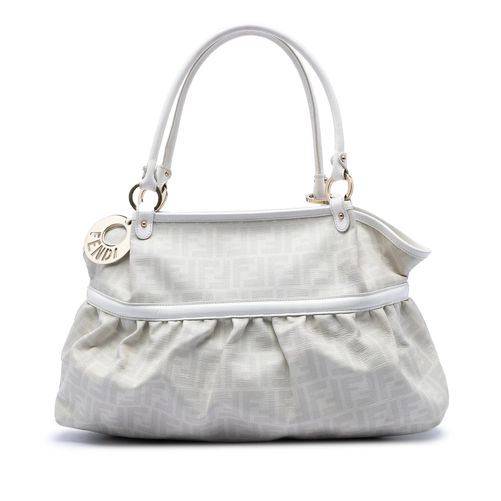 Large Zucca Coated Canvas Chef Shoulder Bag