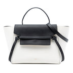 Mini Bicolor Grained Calfskin Belt Bag