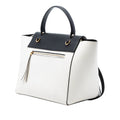 Mini Bicolor Grained Calfskin Belt Bag