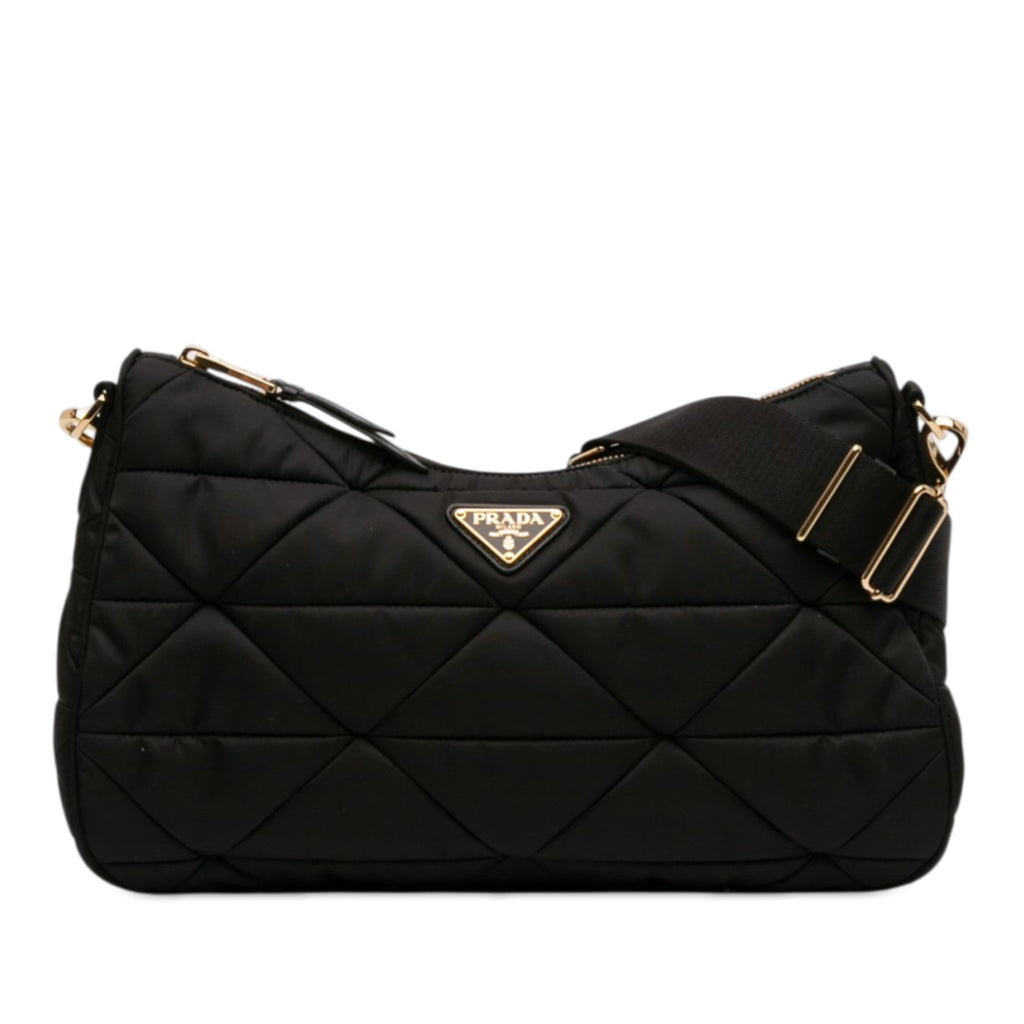 Large Padded Re Nylon Crossbody