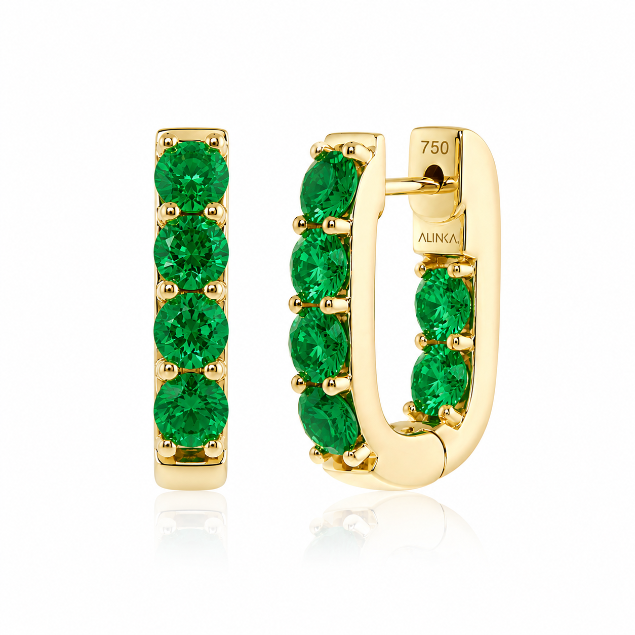 LINKA Grande Emerald Earrings Pair By ALINKA Fine Jewellery