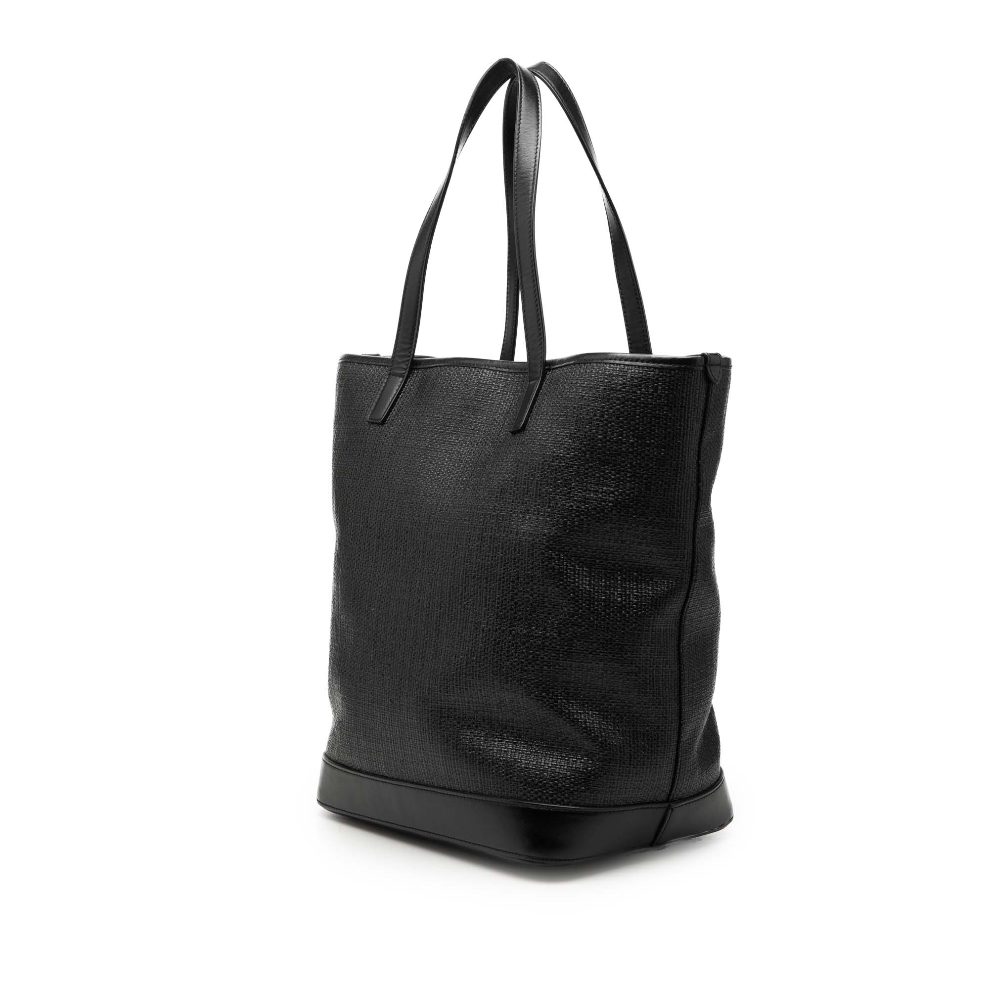 Raffia Teddy Shopping Tote