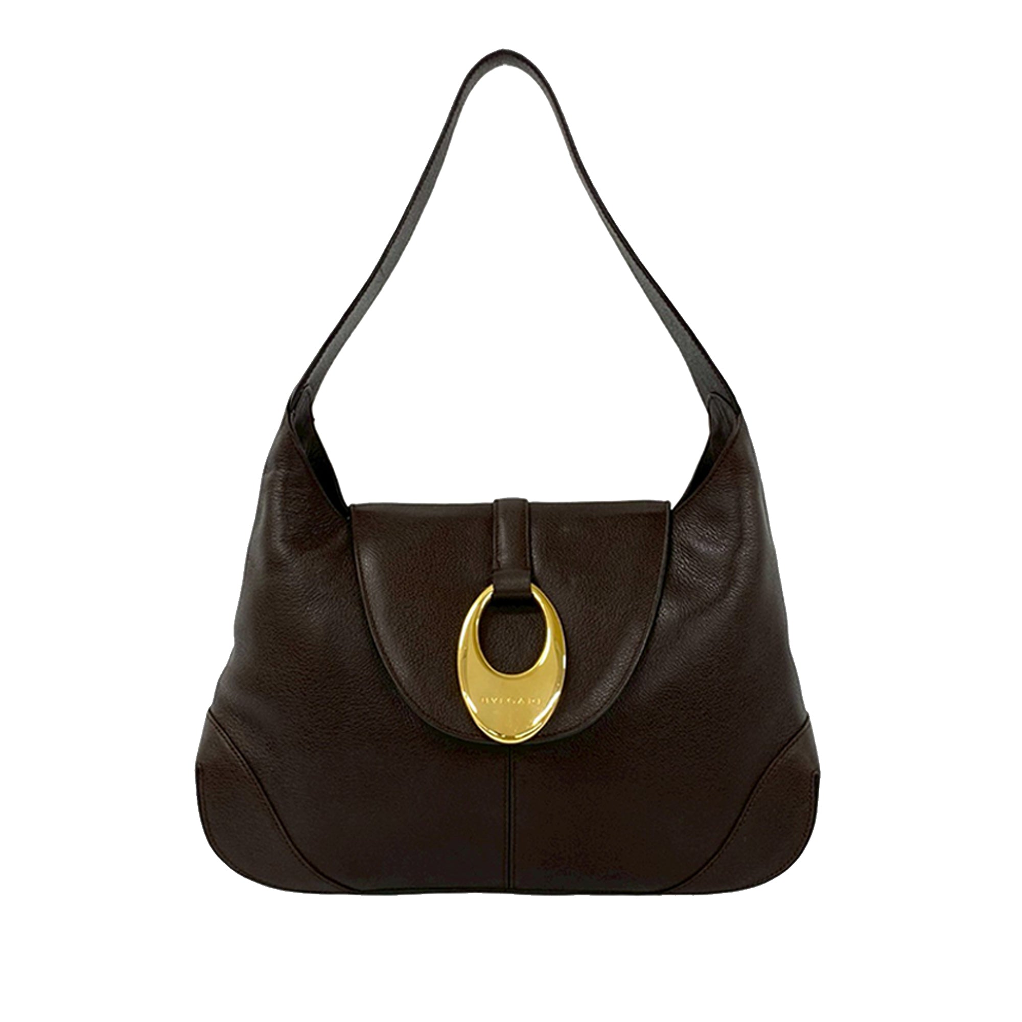 Leather Front Ring Hobo