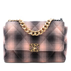 Large Cotton Check 19 Flap