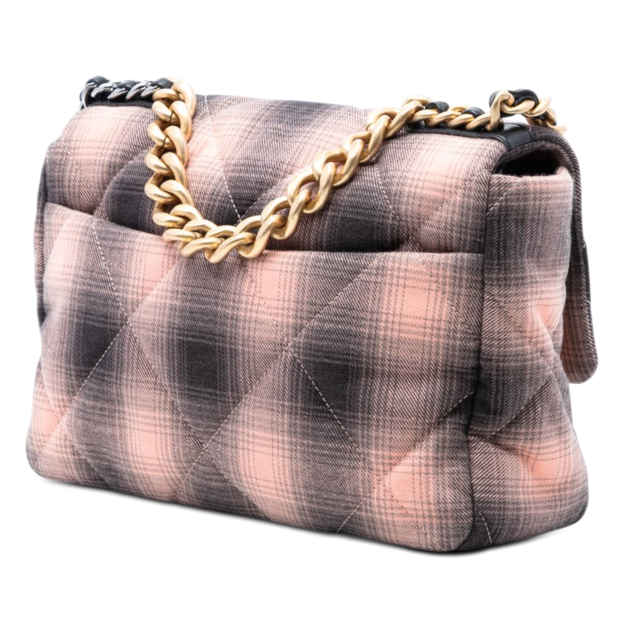 Large Cotton Check 19 Flap