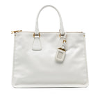 Saffiano Lux Double Zip Tote