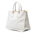 Saffiano Lux Double Zip Tote