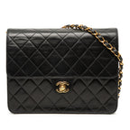 Small CC Quilted Lambskin Single Flap