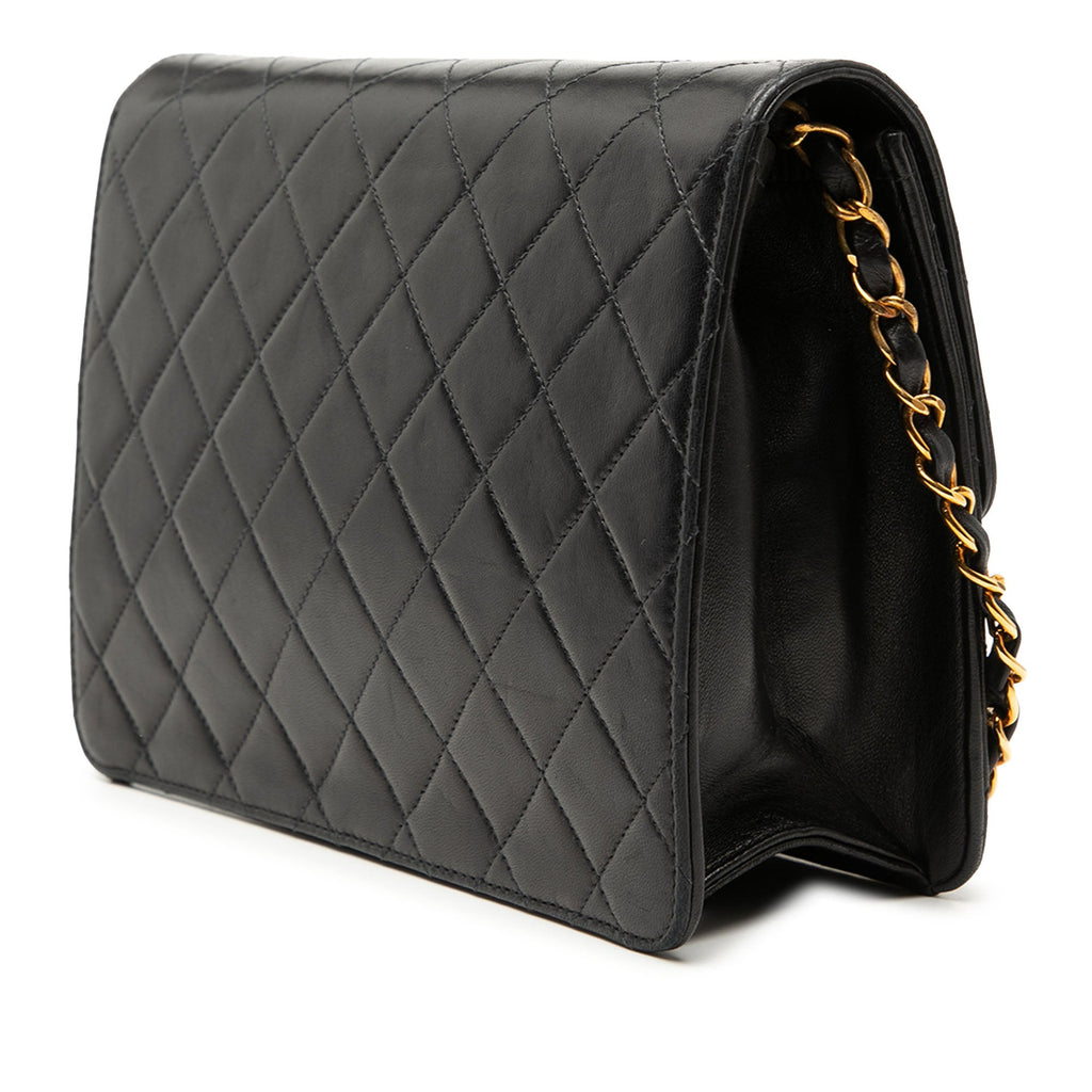 Small CC Quilted Lambskin Single Flap