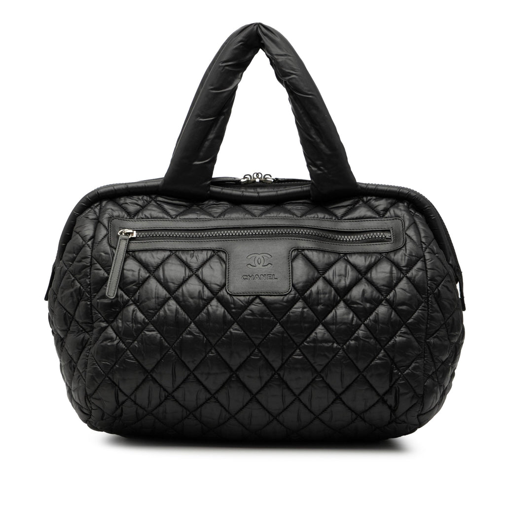 Quilted Nylon Coco Cocoon Bowling Bag