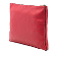 Medium Leather Logo Portfolio Clutch