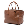 Soft Calf Front Pocket Open Convertible Tote
