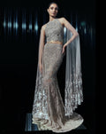 The Silver Darian Lehenga Set By KYNAH, Luxury Indian Fashion & Bridal Wear