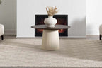 Ramsbury Beige Trellis Wool Rug