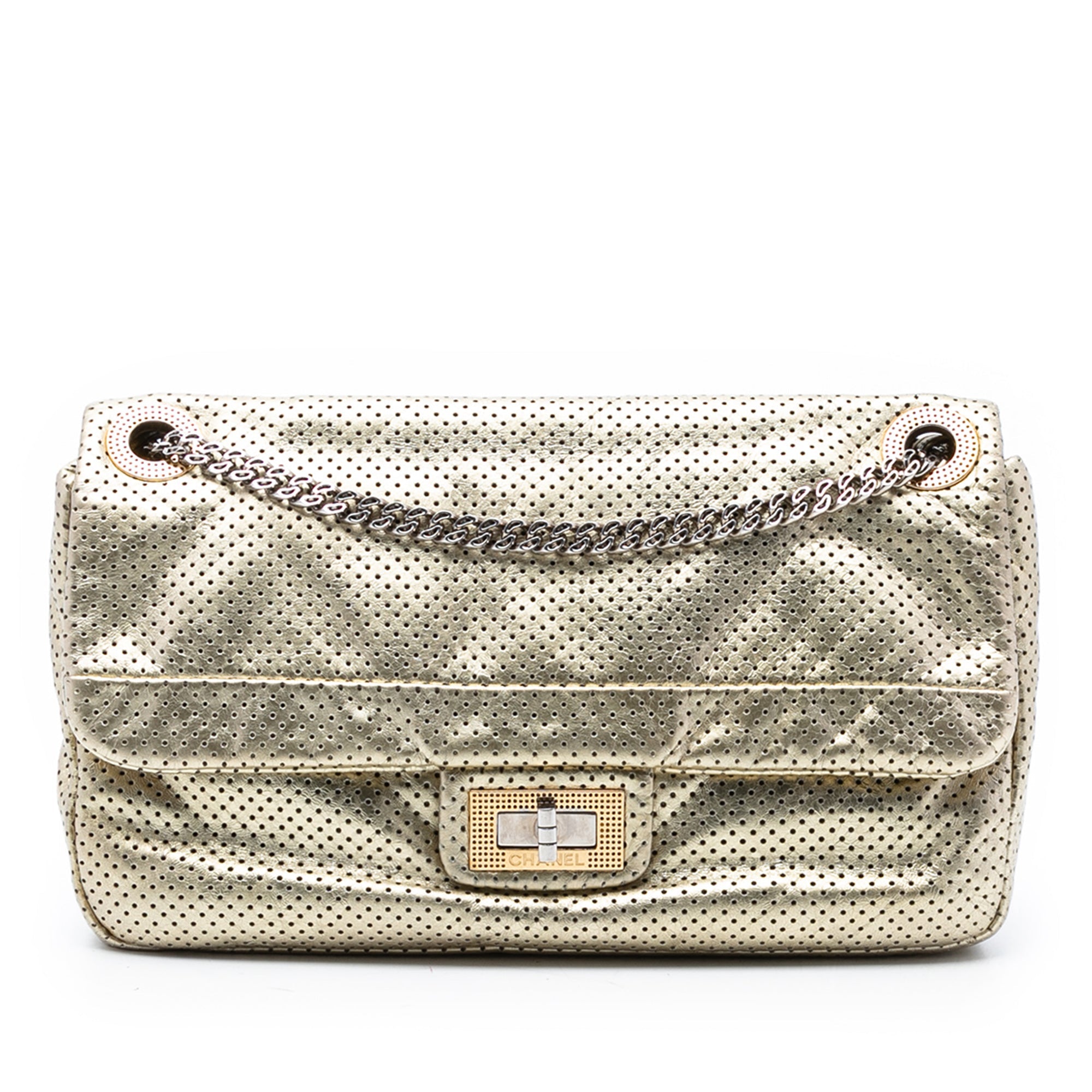 Medium Reissue Perforated Calfskin Drill Flap