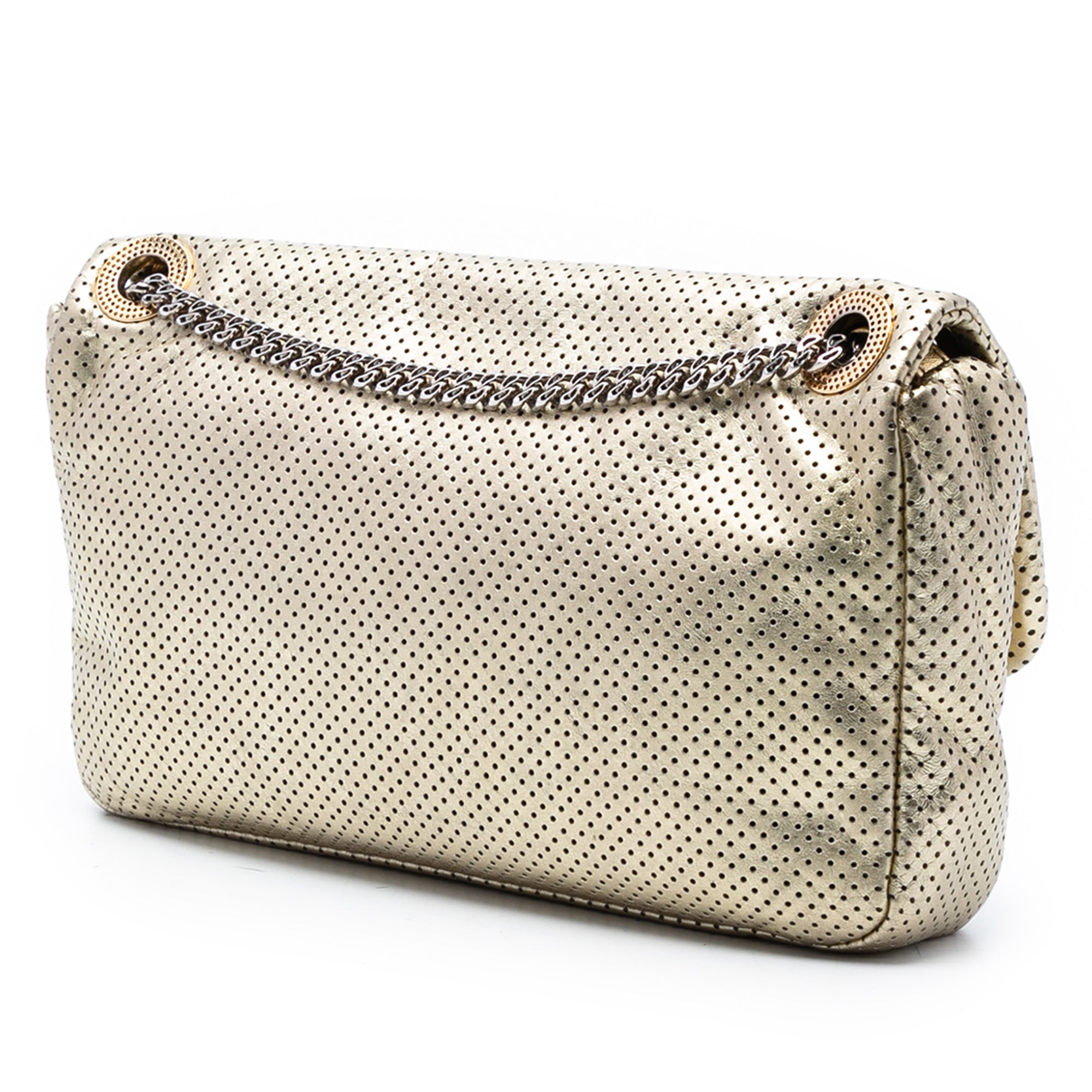 Medium Reissue Perforated Calfskin Drill Flap