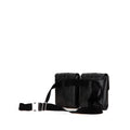 GG Embossed Perforated Double Belt Bag