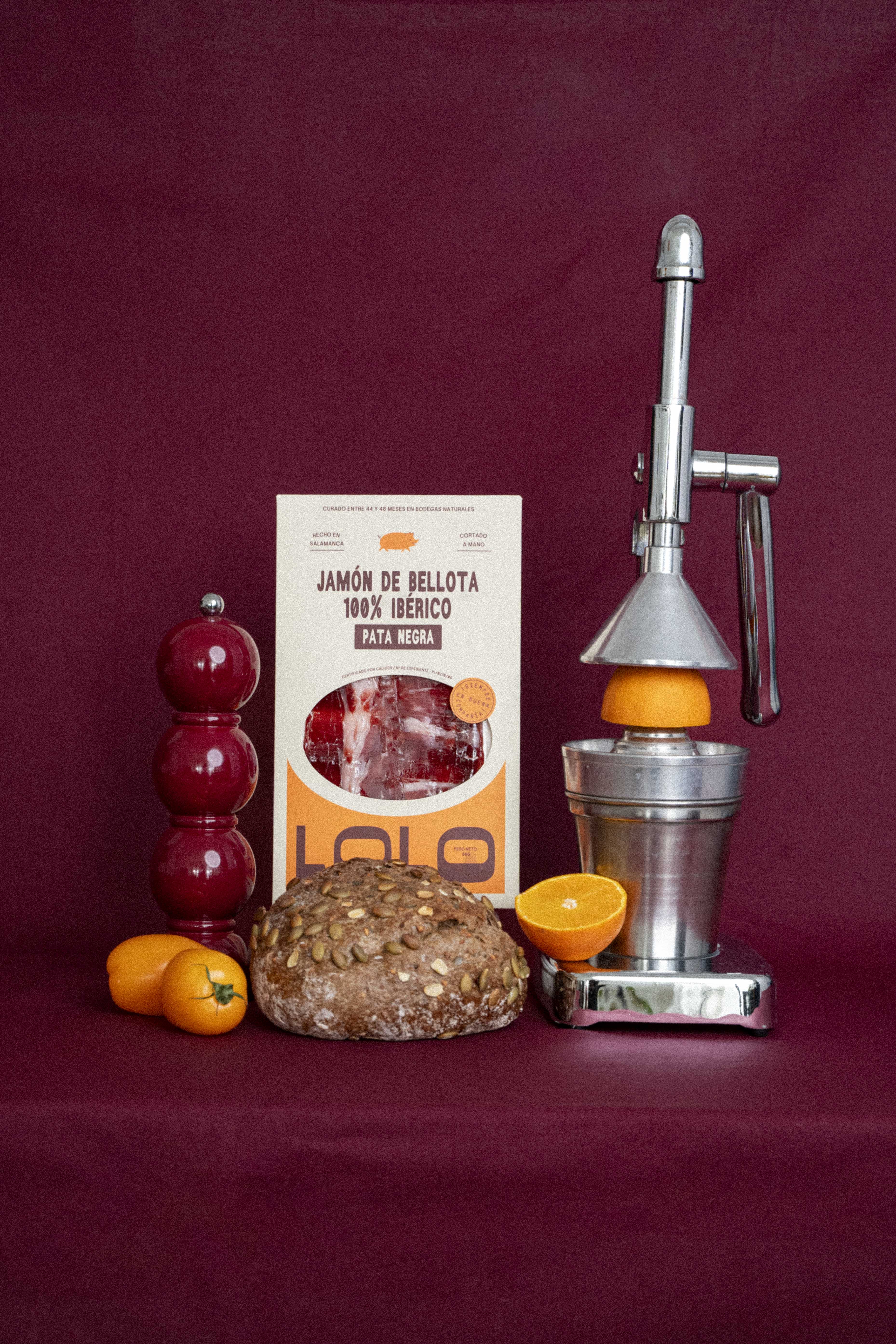 Jamón de Bellota Pata Negra 100% Ibérico | Cortado a Cuchillo 80g