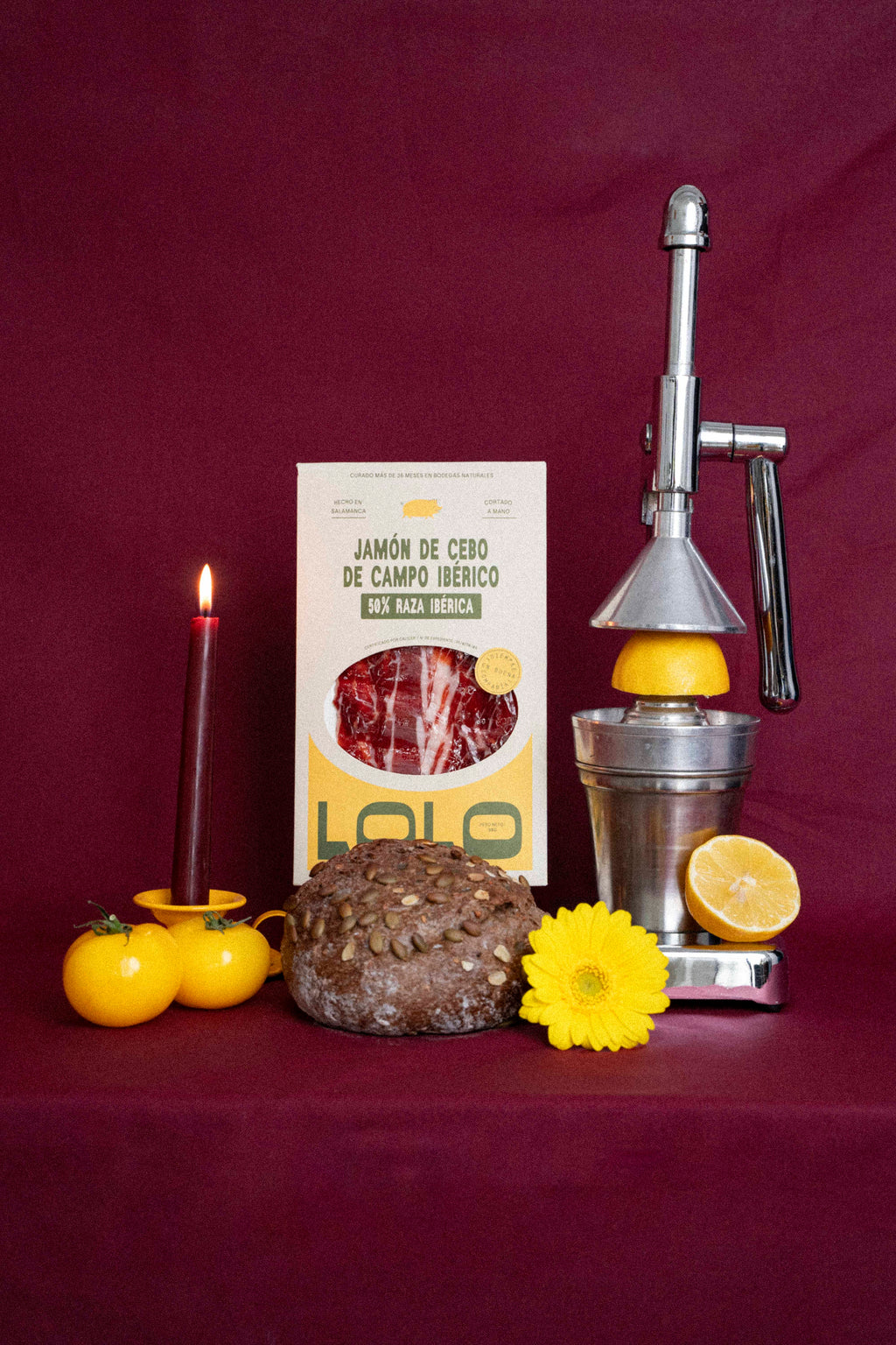 Jamón de Cebo de Campo 50% Ibérico | Cortado a Cuchillo 80g