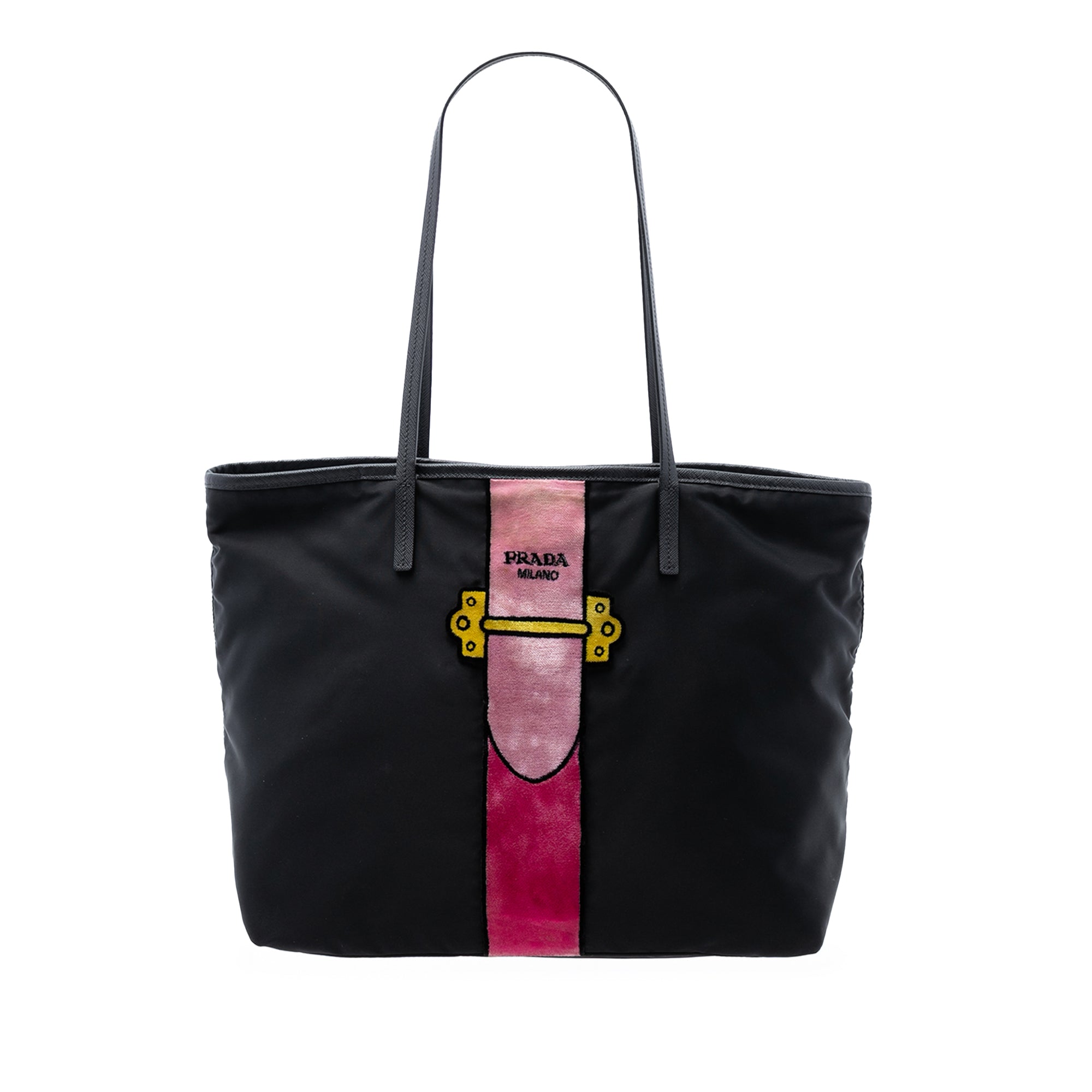 Tessuto Velluto Ricamo Trompe L oeil Tote