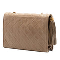 Quilted Lambskin Tassel Flap