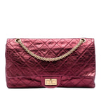 Quilted Metallic Lambskin Reissue 2.55 Double Flap 227