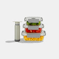 GENICOOK Vacuum Sealable Glass Container Set