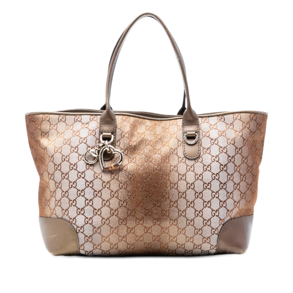 GG Lurex Heart Bit Tote