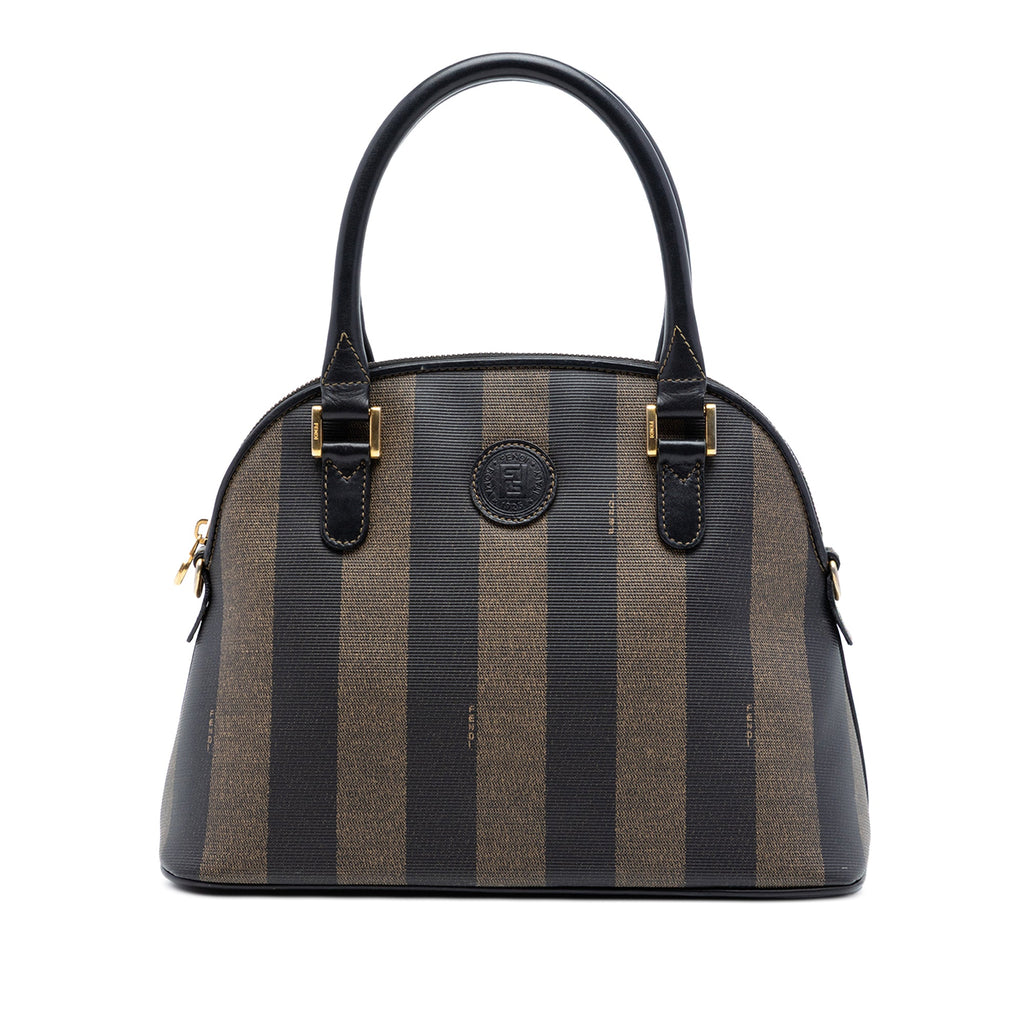 Pequin Coated Canvas Dome Satchel