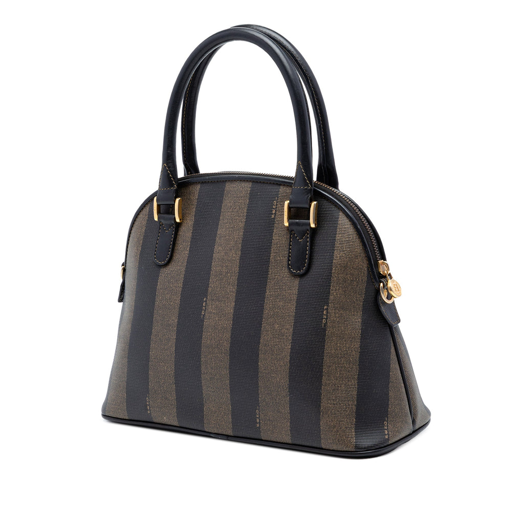 Pequin Coated Canvas Dome Satchel