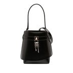 Micro Leather GV Shark Lock Bucket Bag