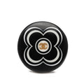 Resin and Gold Tone CC Logo Camellia Ring
