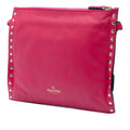 Leather Rockstud Triple Zip Crossbody