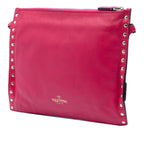Leather Rockstud Triple Zip Crossbody
