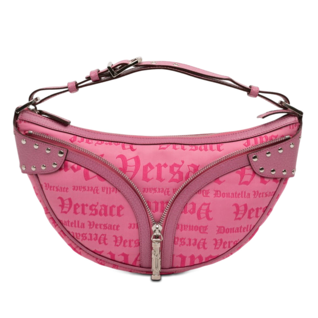 Canvas Gothic Logo Repeat Handbag