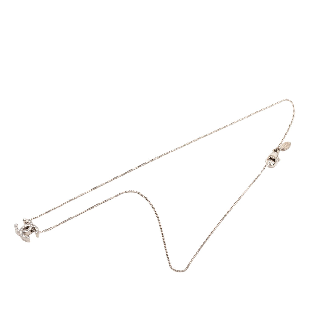 CC Brass and Strass Pendant Necklace