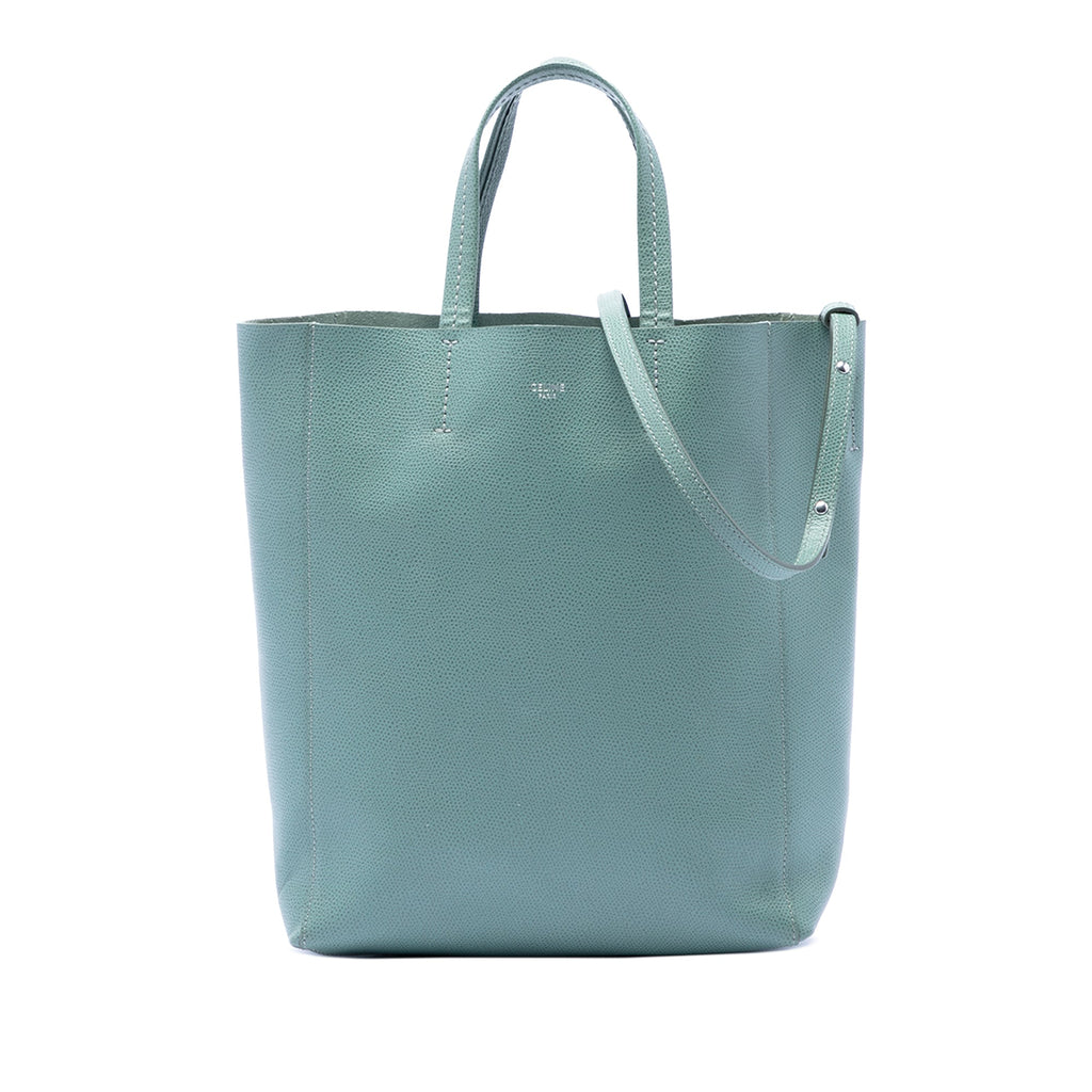 Small Grained Calfskin Vertical Cabas Tote