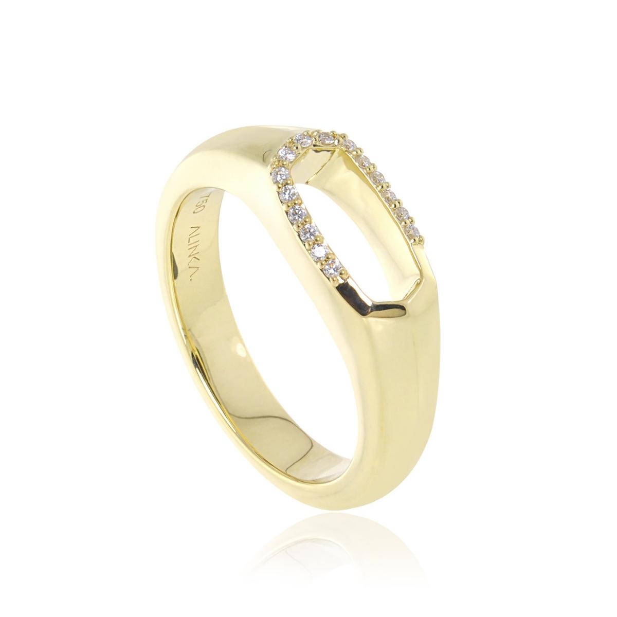 LUNA Signet Diamond Ring By ALINKA Fine Jewellery
