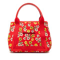 Canvas Floral Print Navy Cabas S