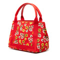 Canvas Floral Print Navy Cabas S