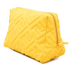 Zucca Embossed Technical Fabric Cosmetic Pouch