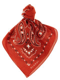 Alanui Paisley-Print Cotton Scarf — Red
