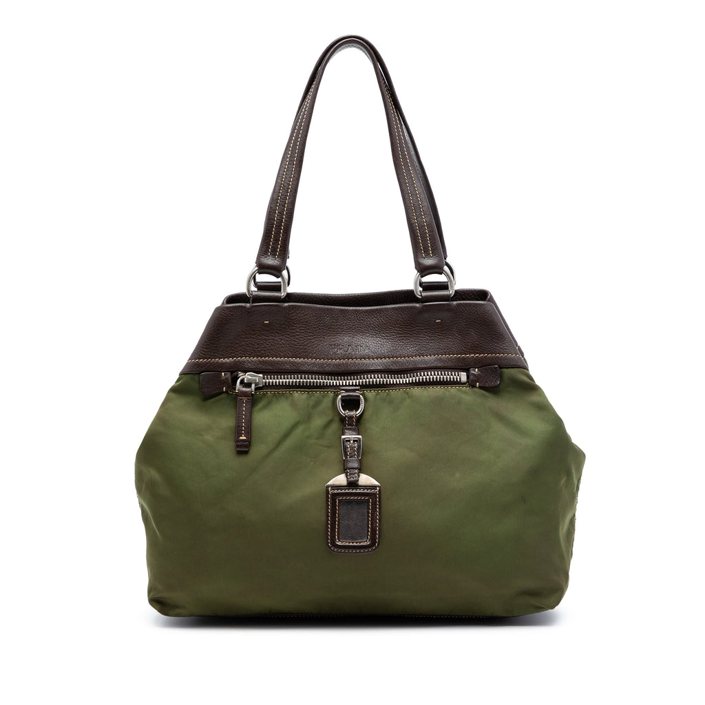 Tessuto and Leather Tote