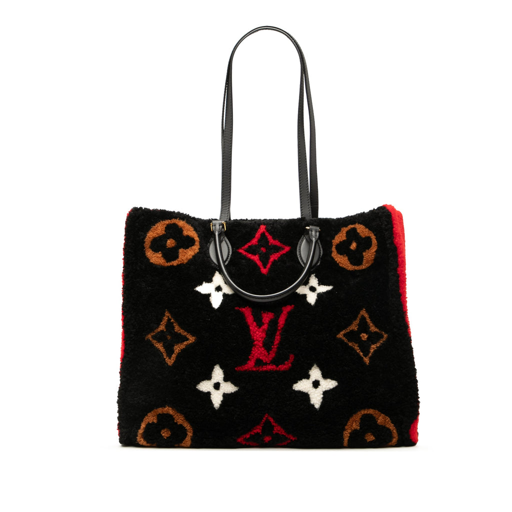 Monogram Giant Shearling Teddy Onthego GM