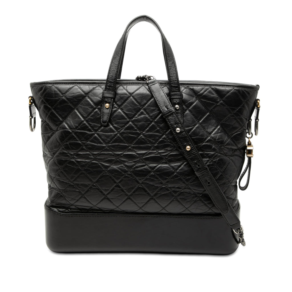 Large Aged Calfskin Gabrielle Shopping Tote